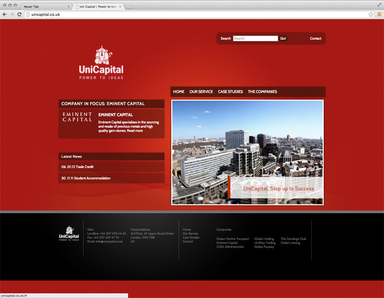 Unicapital Website